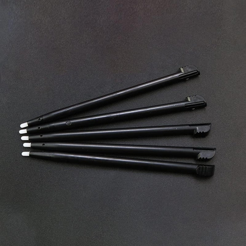 LightFairy 5pcs Plastic Touch Stylus Pen Replacement for Nintend DSi XL LL DSiLL NDSiXL Plastic Touchpen Pencil (5pcs Black) - Image 1